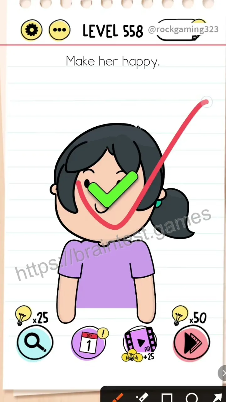 Brain Test Level 558 - Step 2