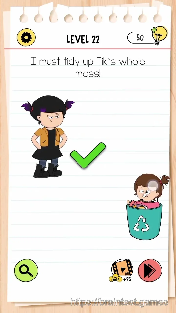 Brain Test Level 22 - Step 2