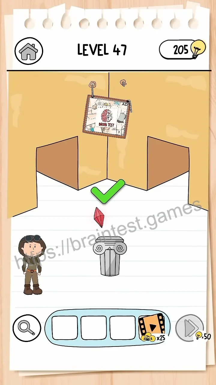 Brain Test Level 47 - Step 2