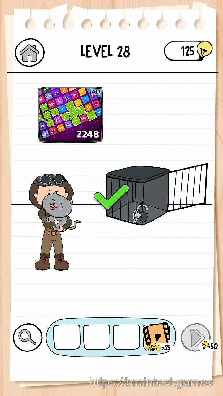 Brain Test Level 28 - Step 2