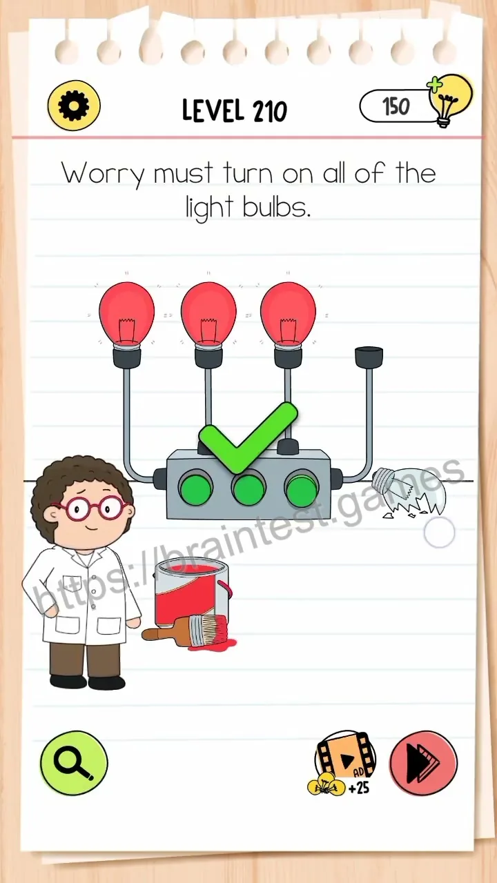 Brain Test Level 210 - Step 2