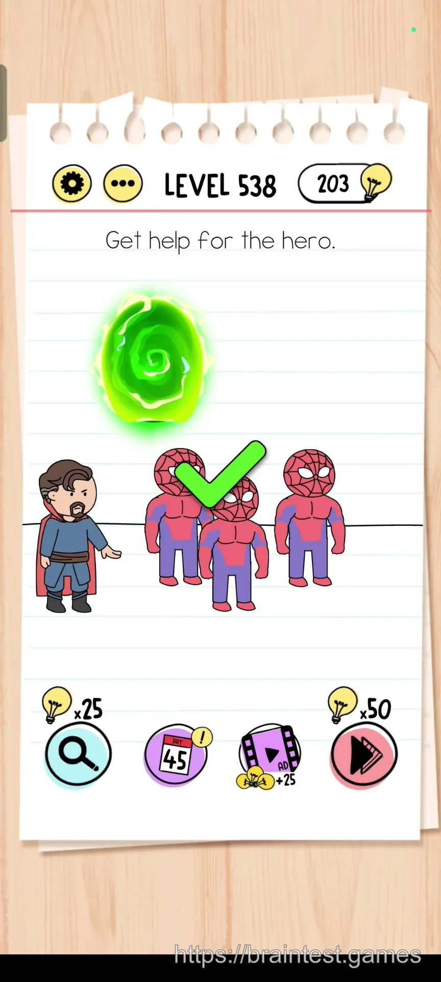 Brain Test Level 538 - Step 2