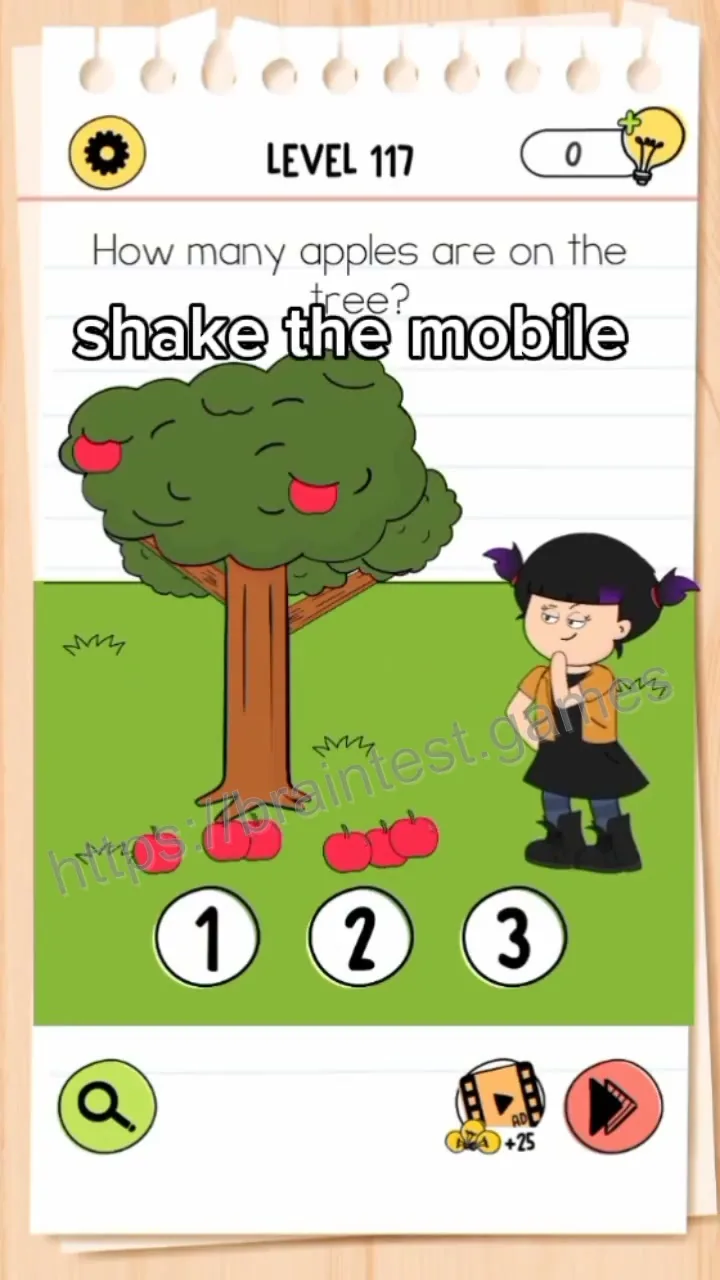 Brain Test Level 117 - Step 1