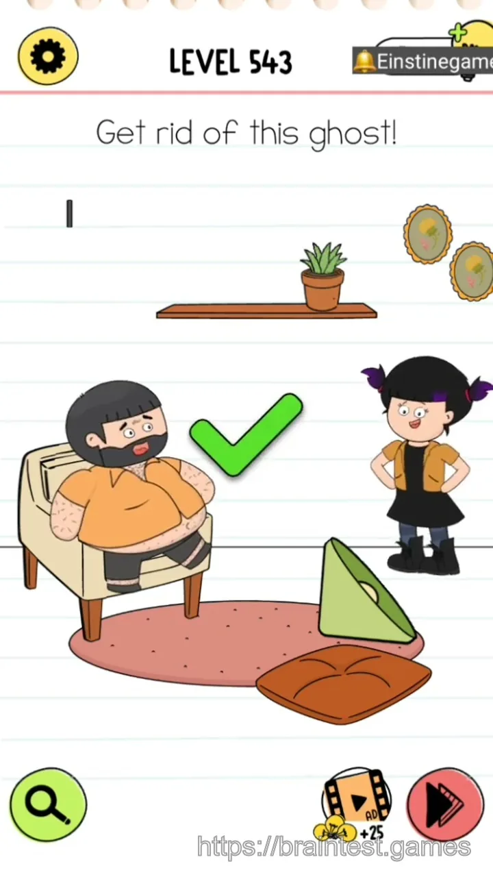 Brain Test Level 543 - Step 2