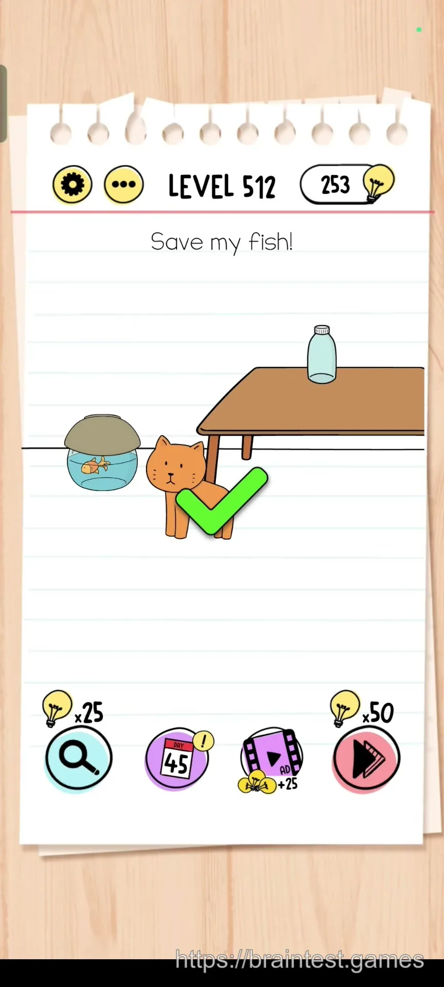 Brain Test Level 512 - Step 2