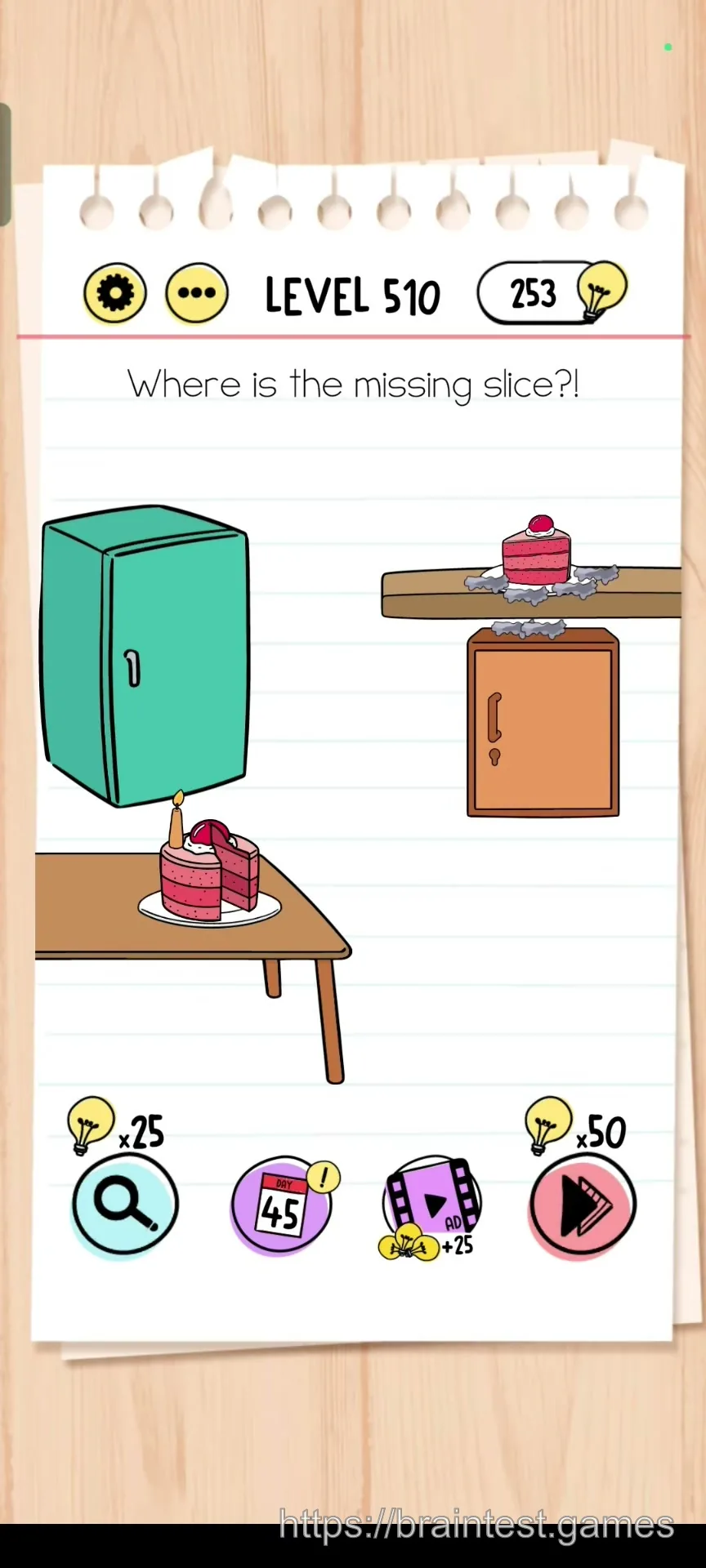 Brain Test Level 510 - Step 1