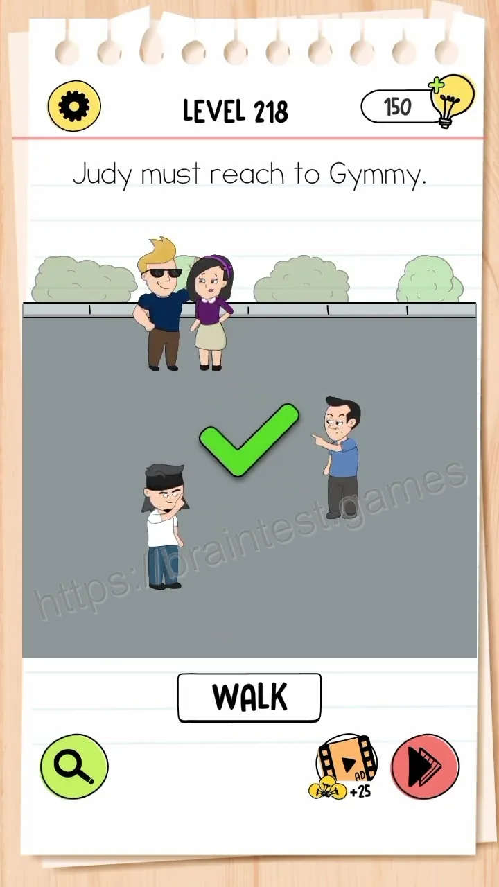 Brain Test Level 218 - Step 2