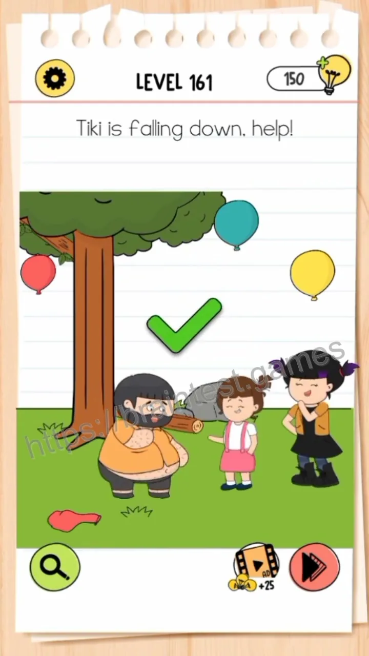 Brain Test Level 161 - Step 2