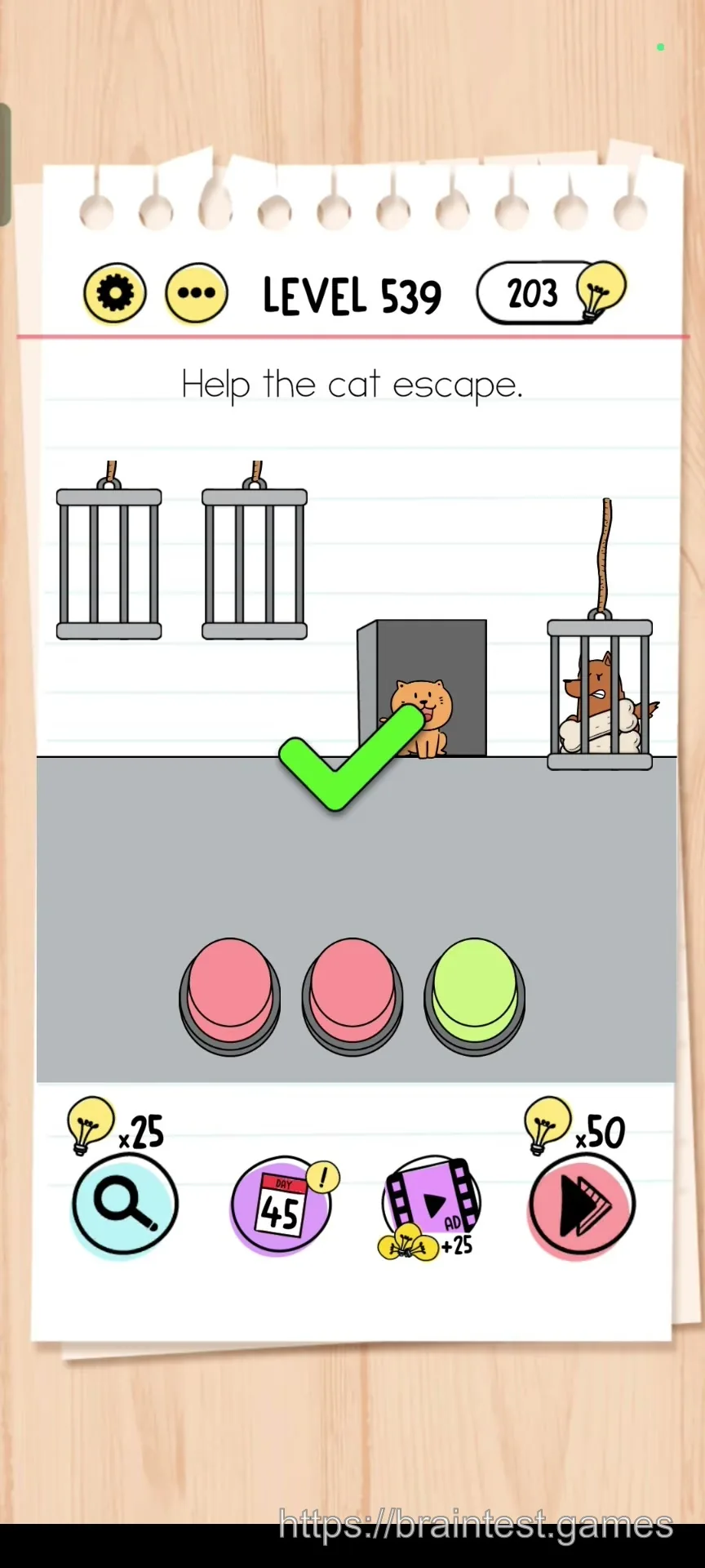 Brain Test Level 539 - Step 2