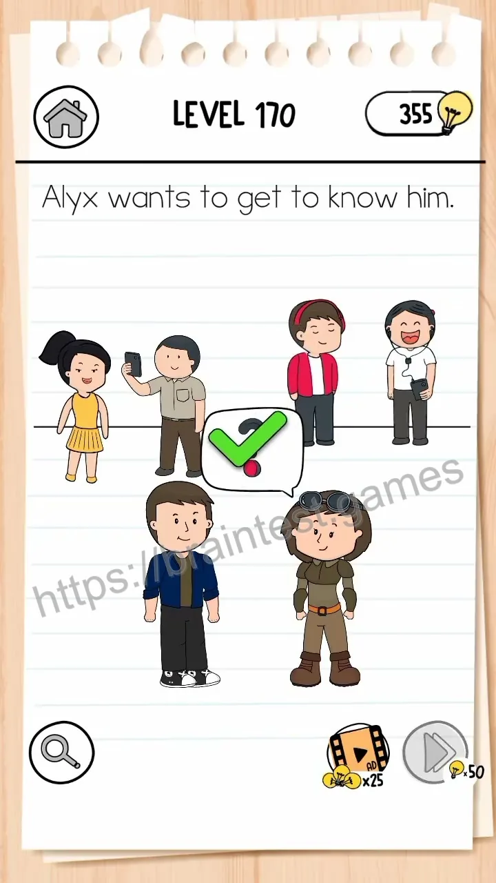 Brain Test Level 170 - Step 2