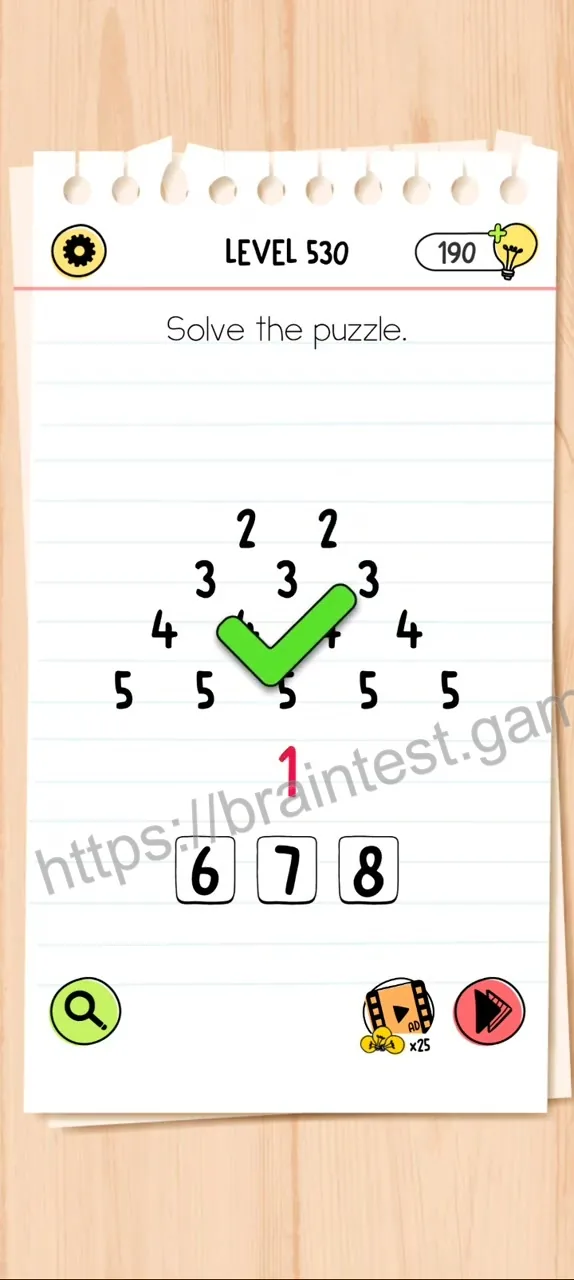 Brain Test Level 530 - Step 2