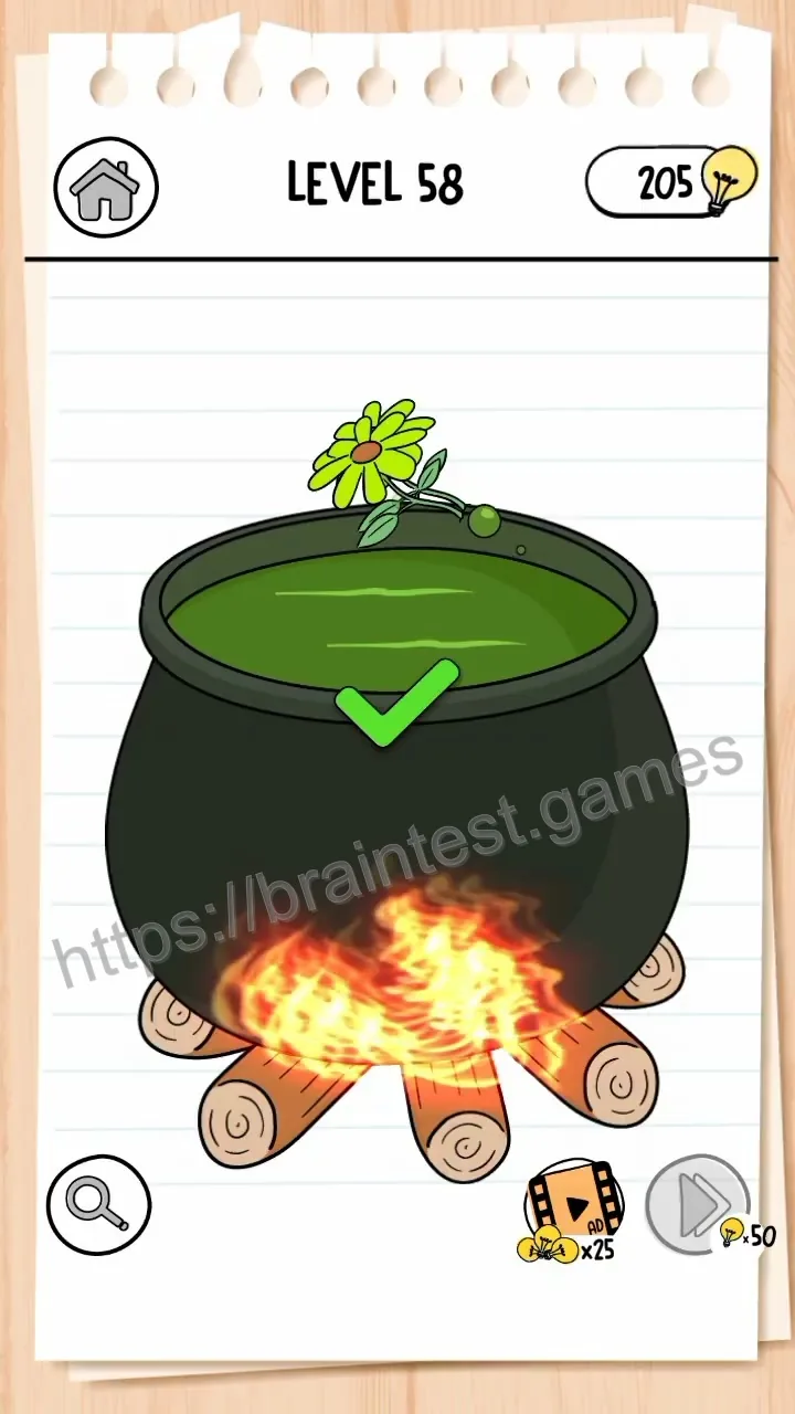 Brain Test Level 58 - Step 2