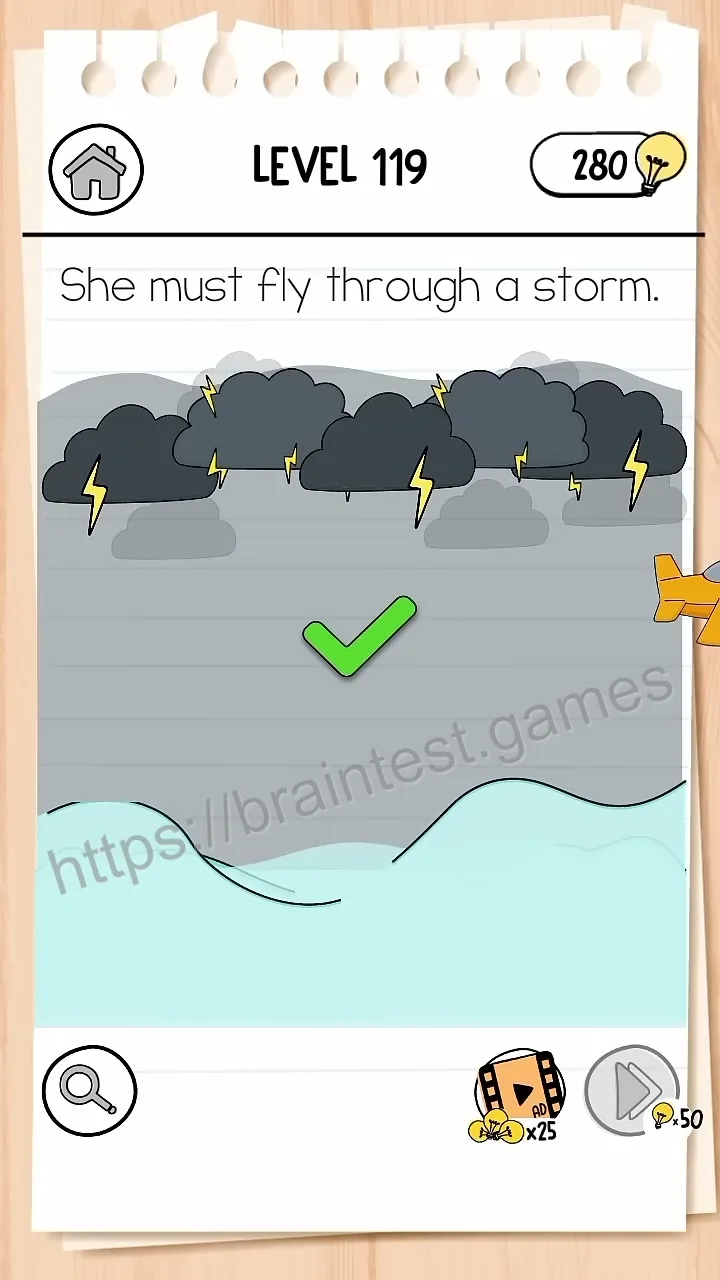 Brain Test Level 119 - Step 2