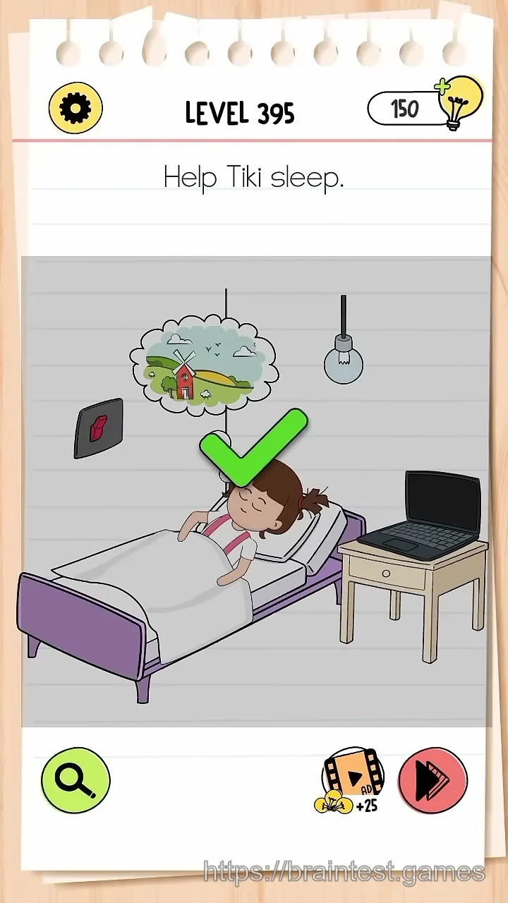 Brain Test Level 395 - Step 2