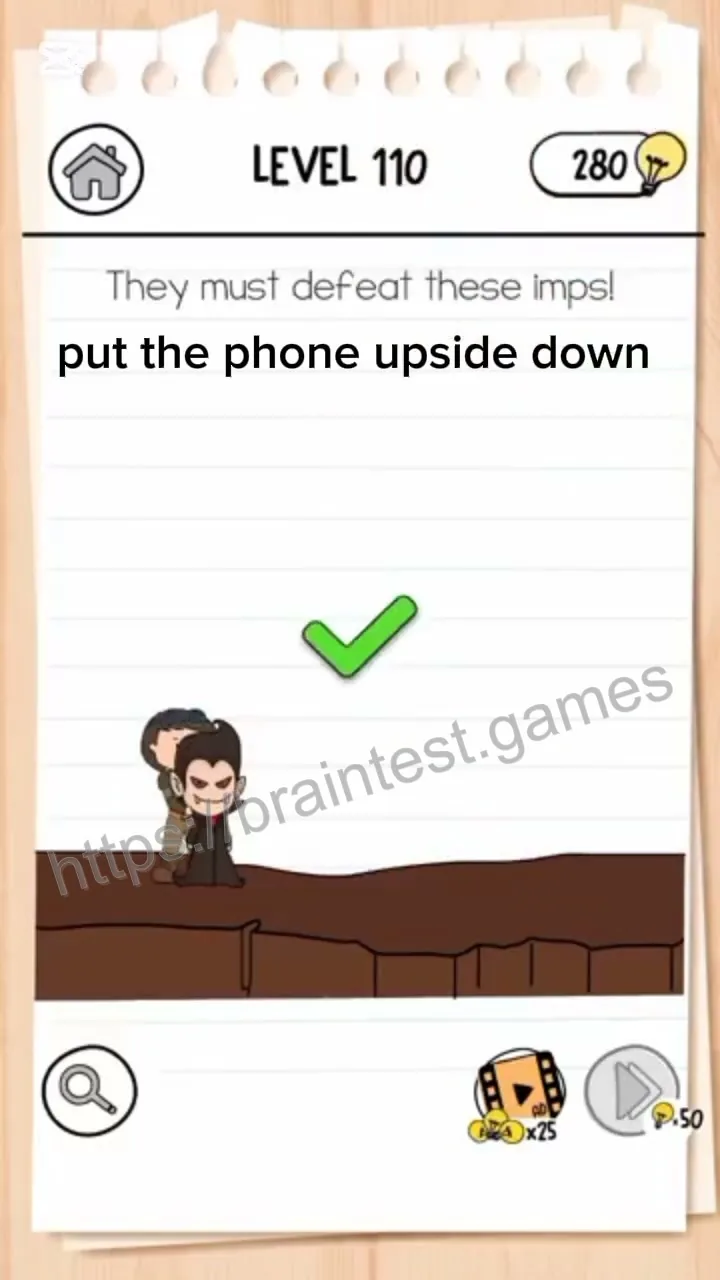 Brain Test Level 110 - Step 2