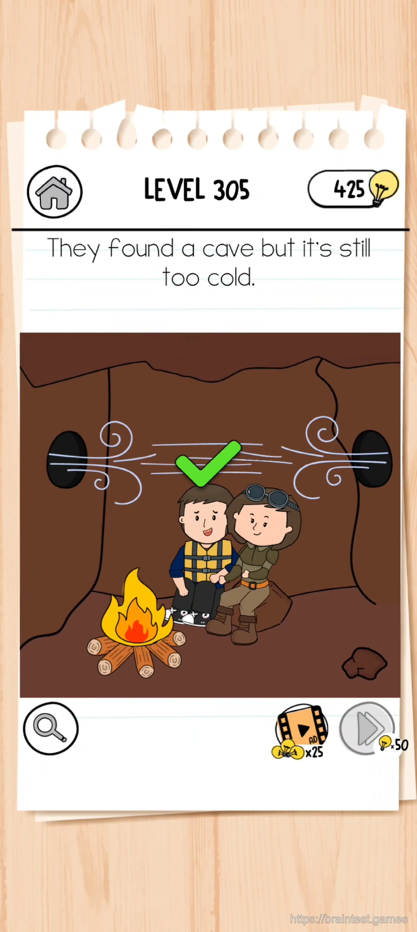 Brain Test Level 305 - Step 2