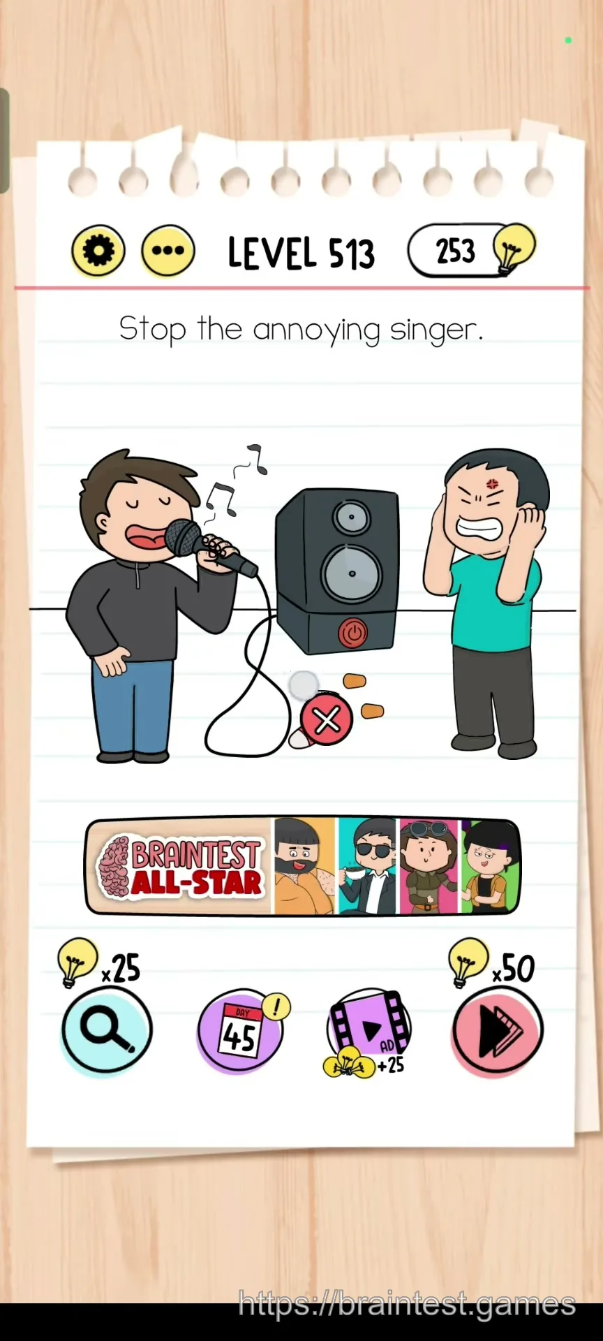 Brain Test Level 513 - Step 1