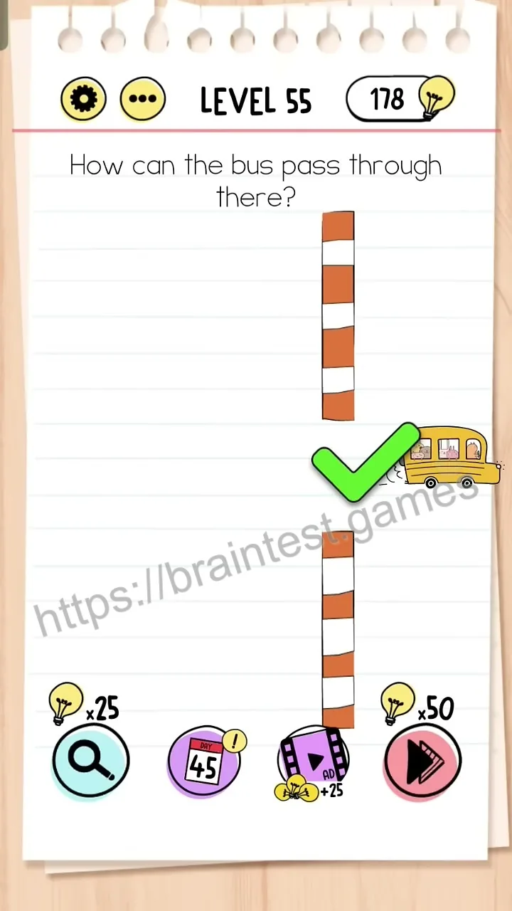 Brain Test Level 55 - Step 2