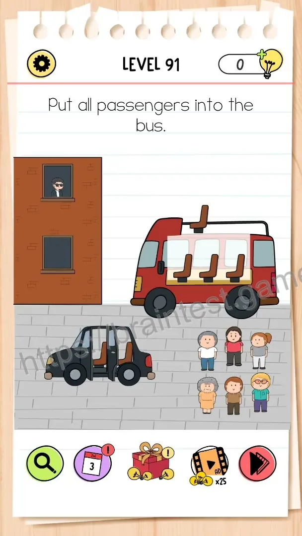 Brain Test Level 91 - Step 1