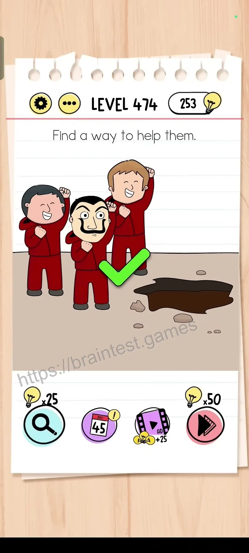 Brain Test Level 474 - Step 2