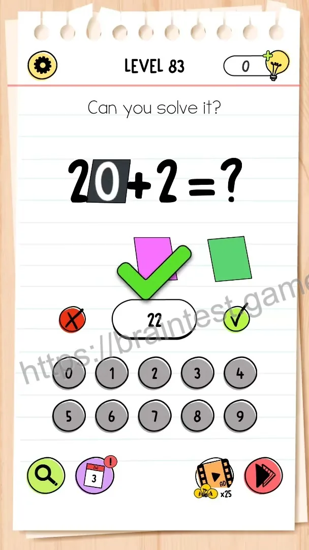 Brain Test Level 83 - Step 2