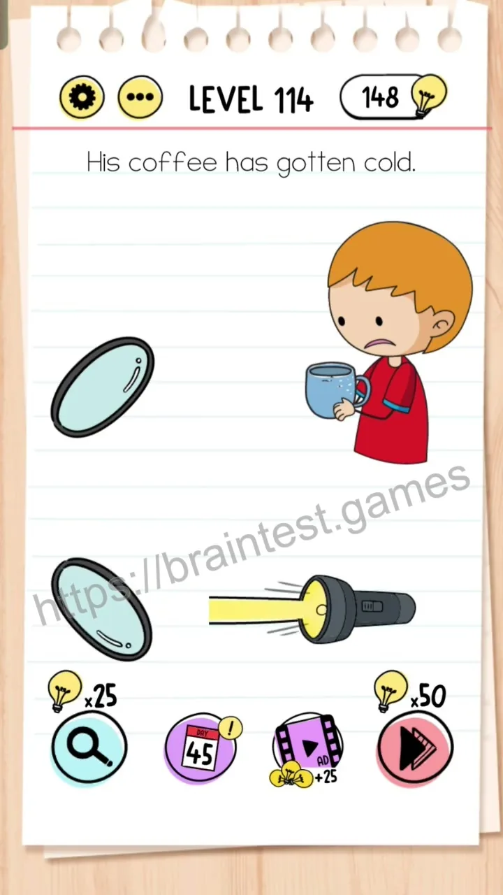 Brain Test Level 114 - Step 1