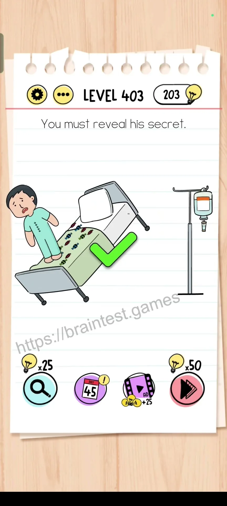 Brain Test Level 403 - Step 2