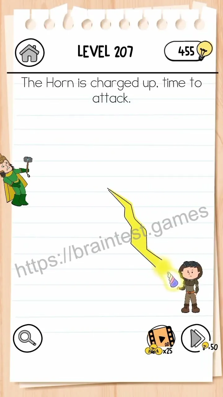 Brain Test Level 207 - Step 1