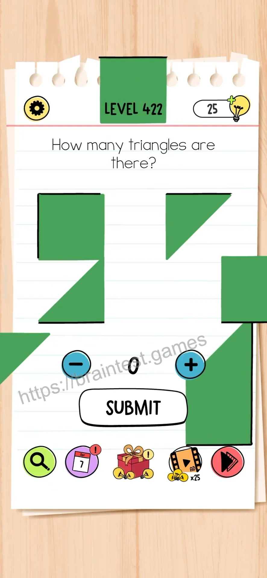 Brain Test Level 422