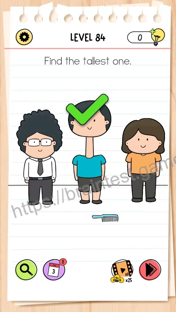 Brain Test Level 84 - Step 2