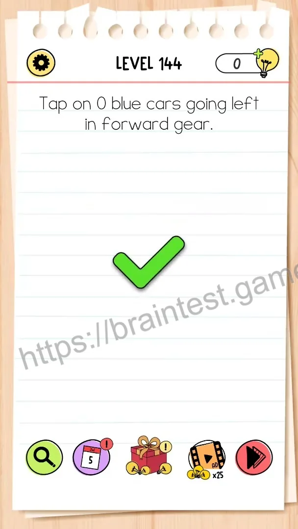 Brain Test Level 144 - Step 2