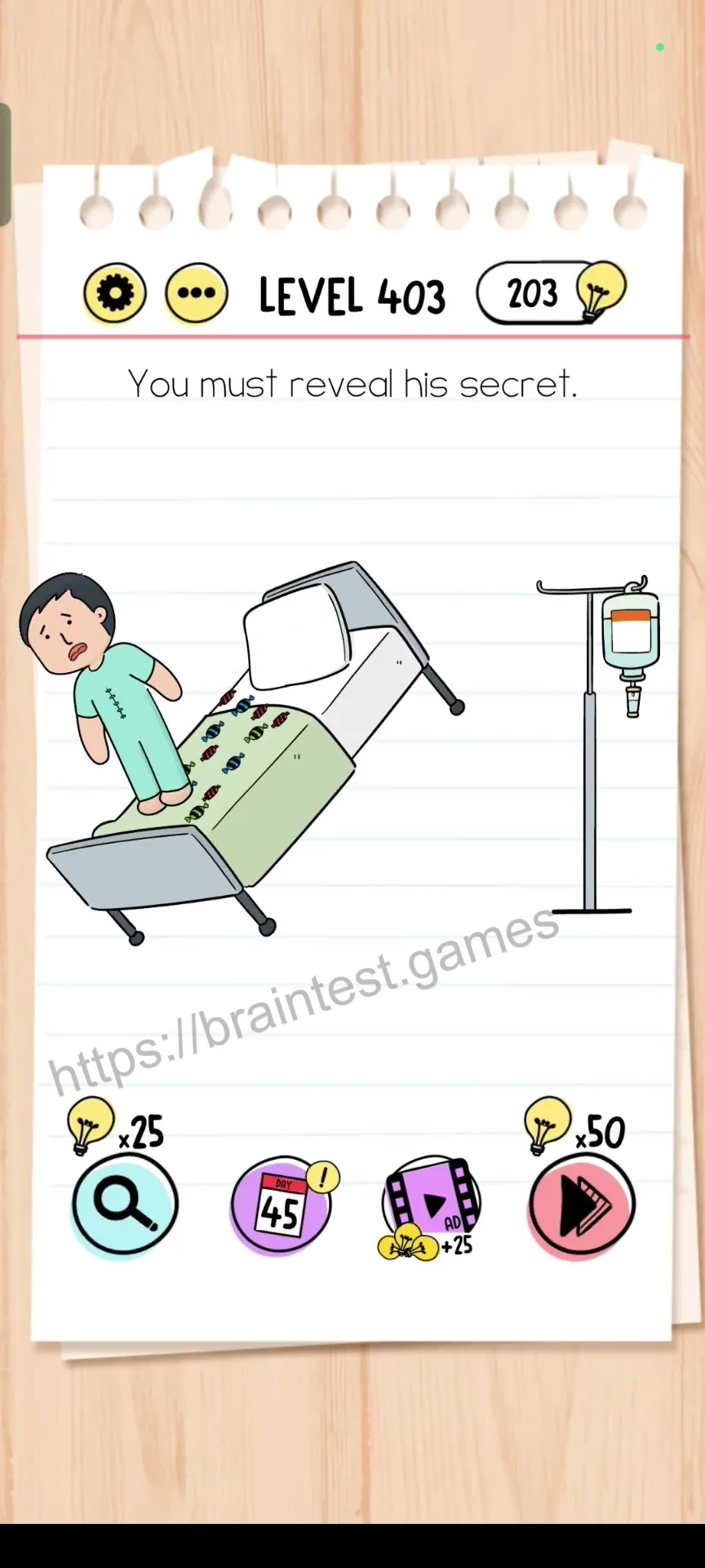 Brain Test Level 403 - Step 1