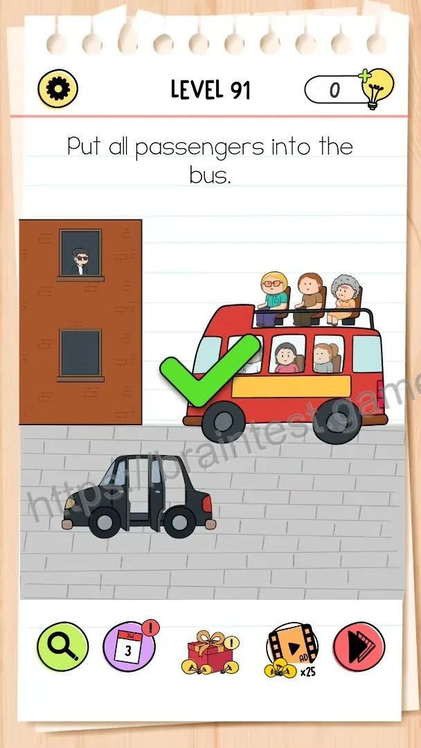 Brain Test Level 91 - Step 2