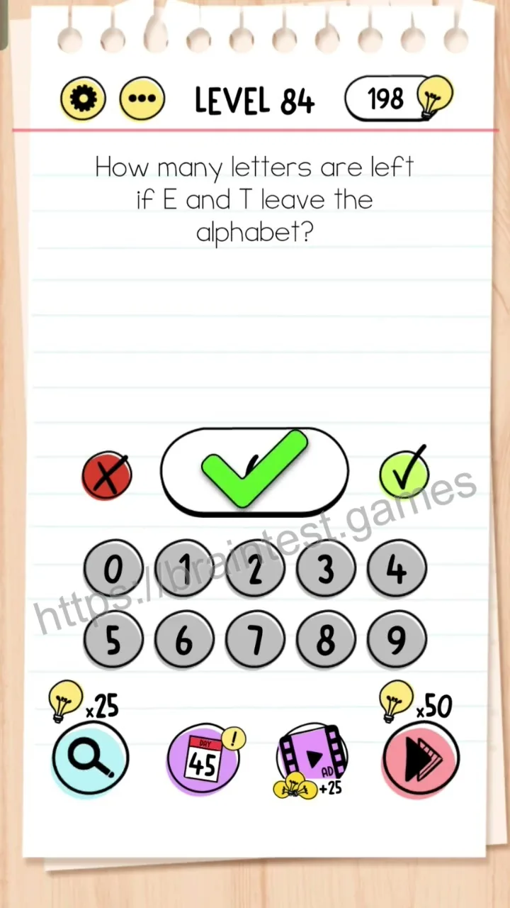 Brain Test Level 84 - Step 2