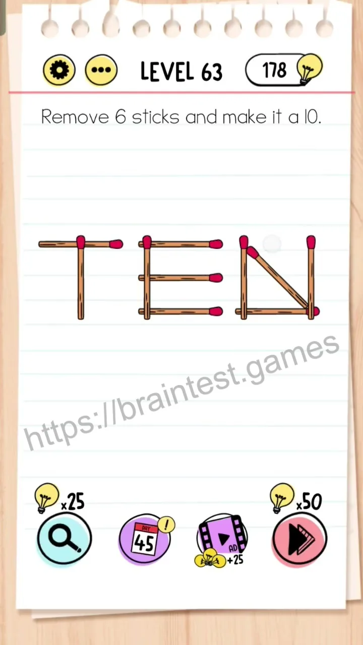 Brain Test Level 63