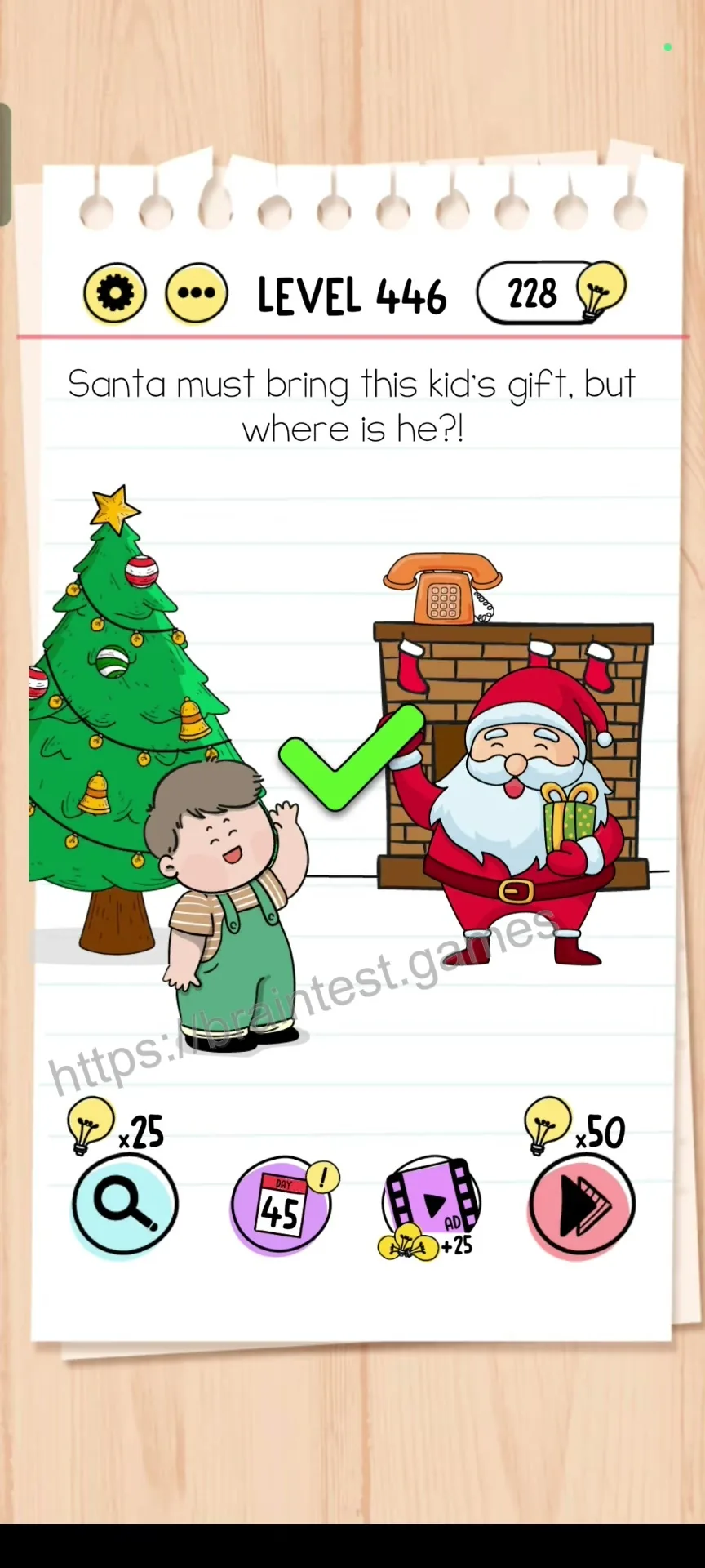 Brain Test Level 446 - Step 2