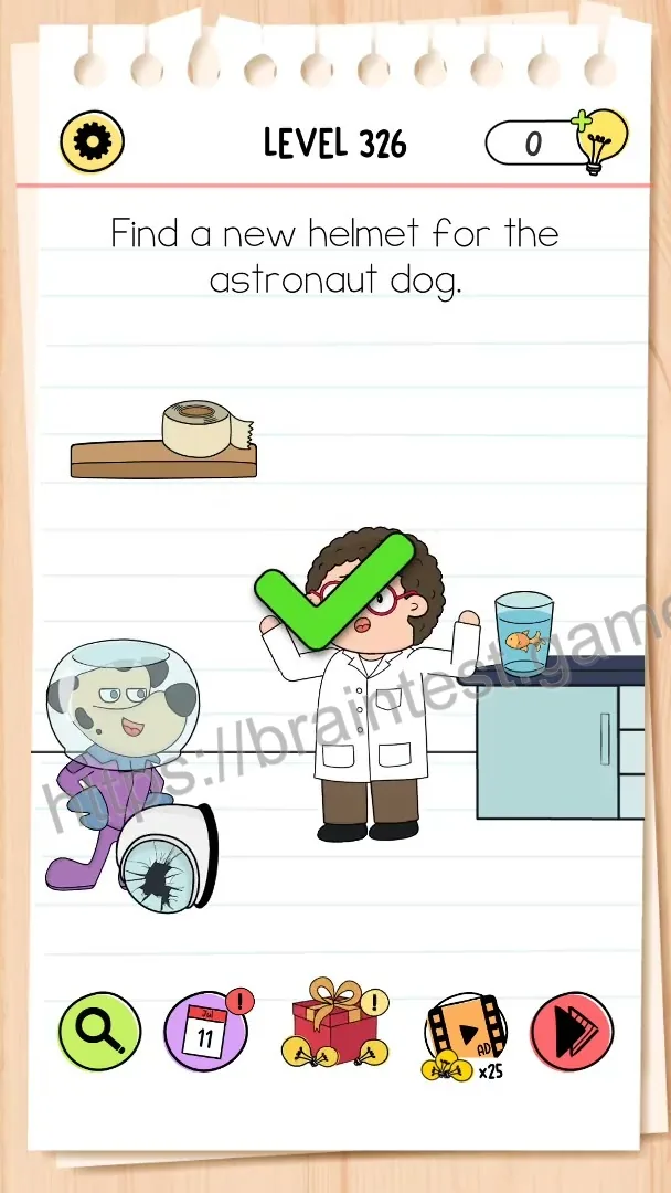 Brain Test Level 326 - Step 2