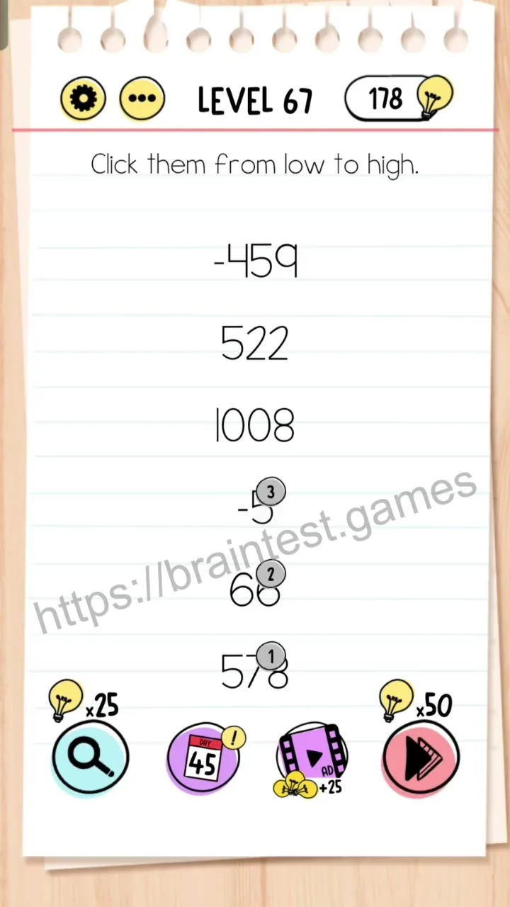 Brain Test Level 67