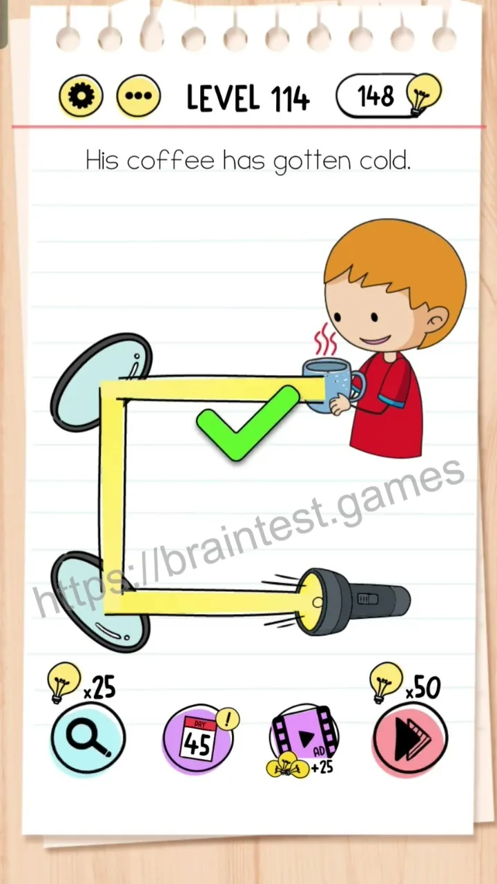 Brain Test Level 114 - Step 2