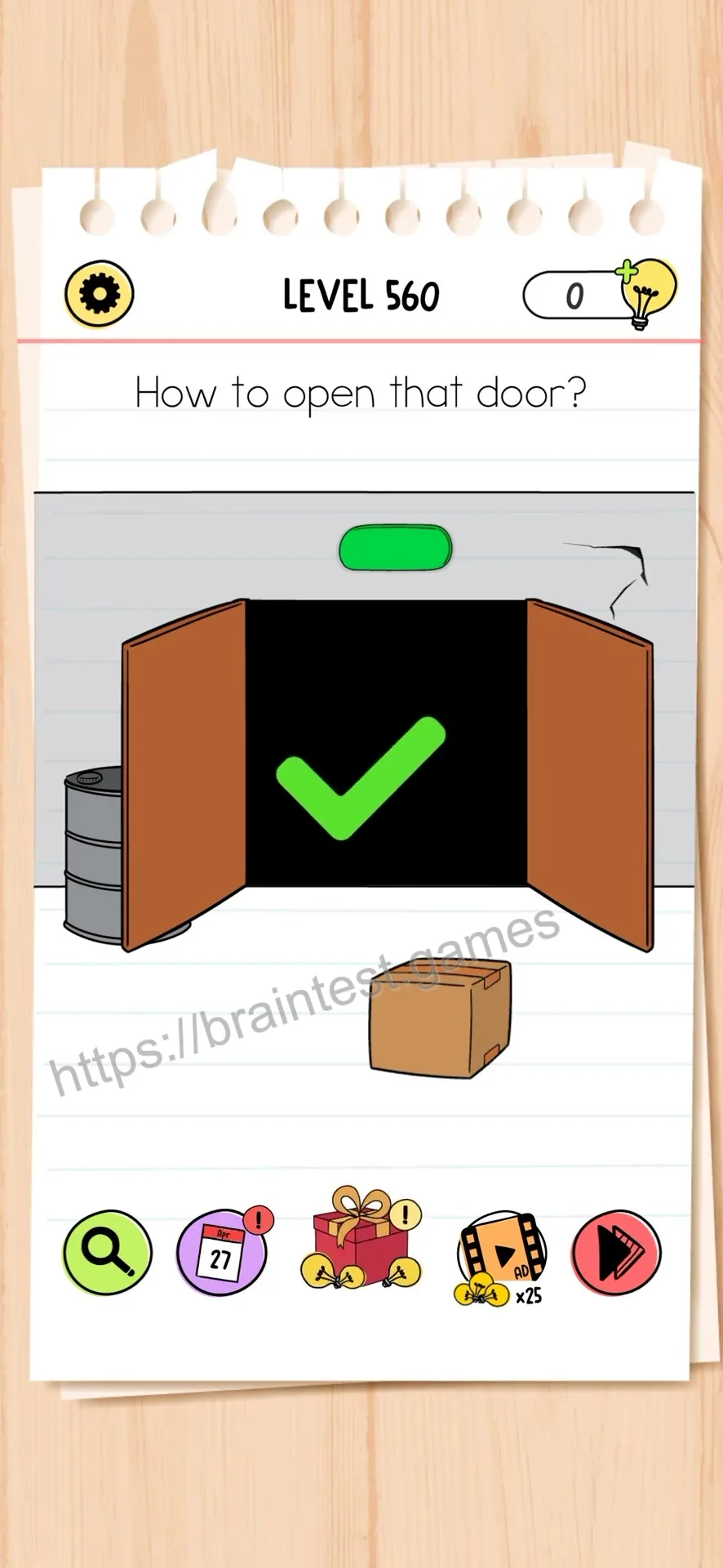 Brain Test Level 560 - Step 2