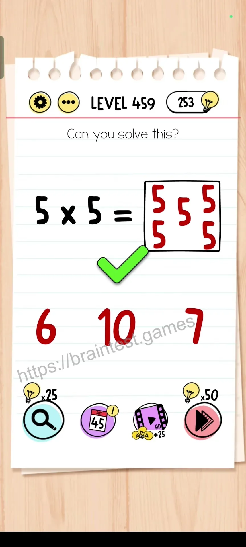 Brain Test Level 459 - Step 2