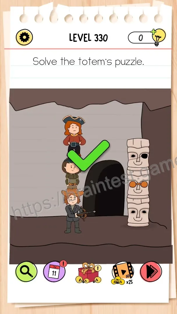 Brain Test Level 330 - Step 2