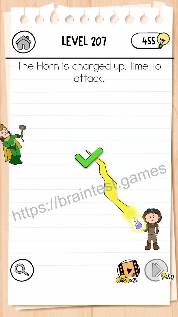 Brain Test Level 207 - Step 2