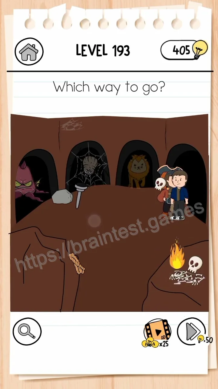 Brain Test Level 193 - Step 1