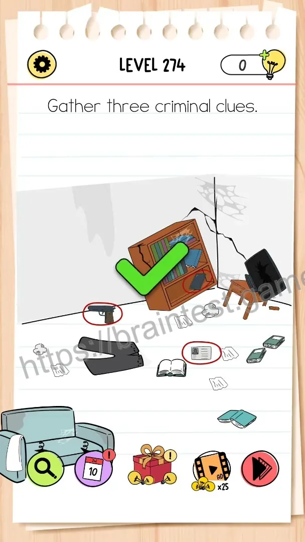 Brain Test Level 274 - Step 2