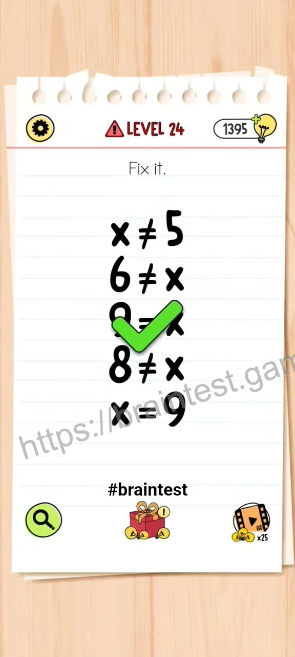 Brain Test Level 24 - Step 2