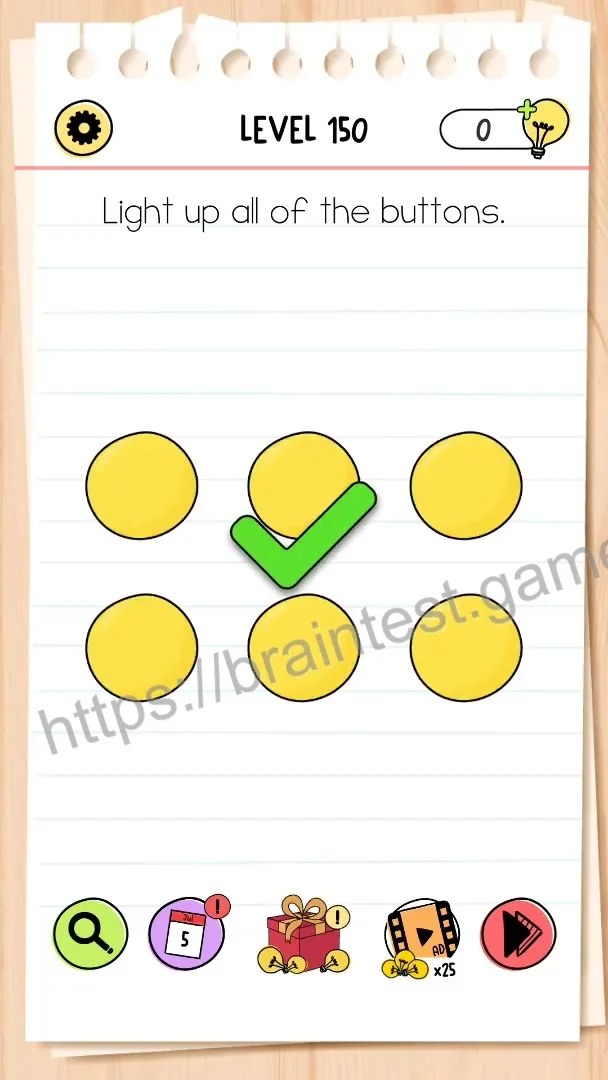 Brain Test Level 150 - Step 2