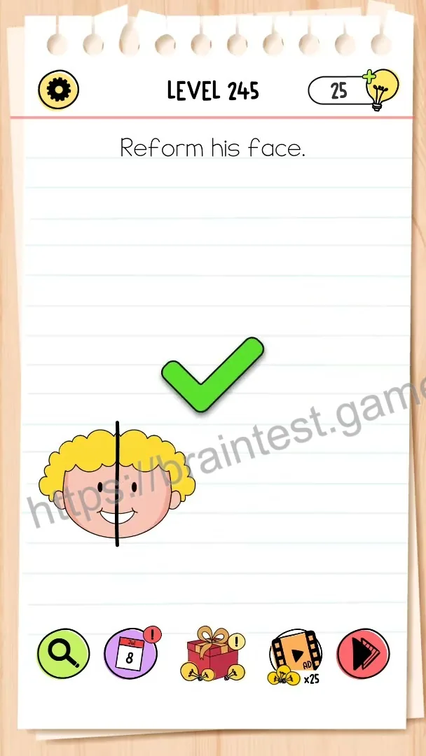 Brain Test Level 245 - Step 2