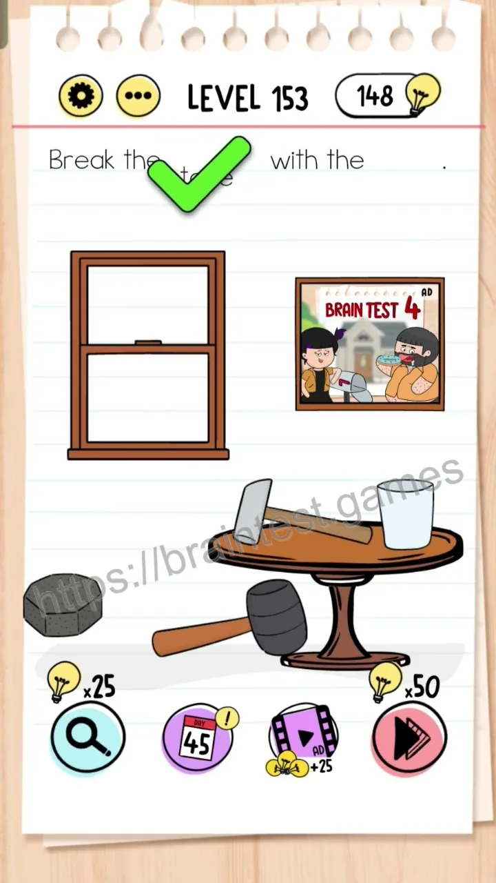 Brain Test Level 153 - Step 2