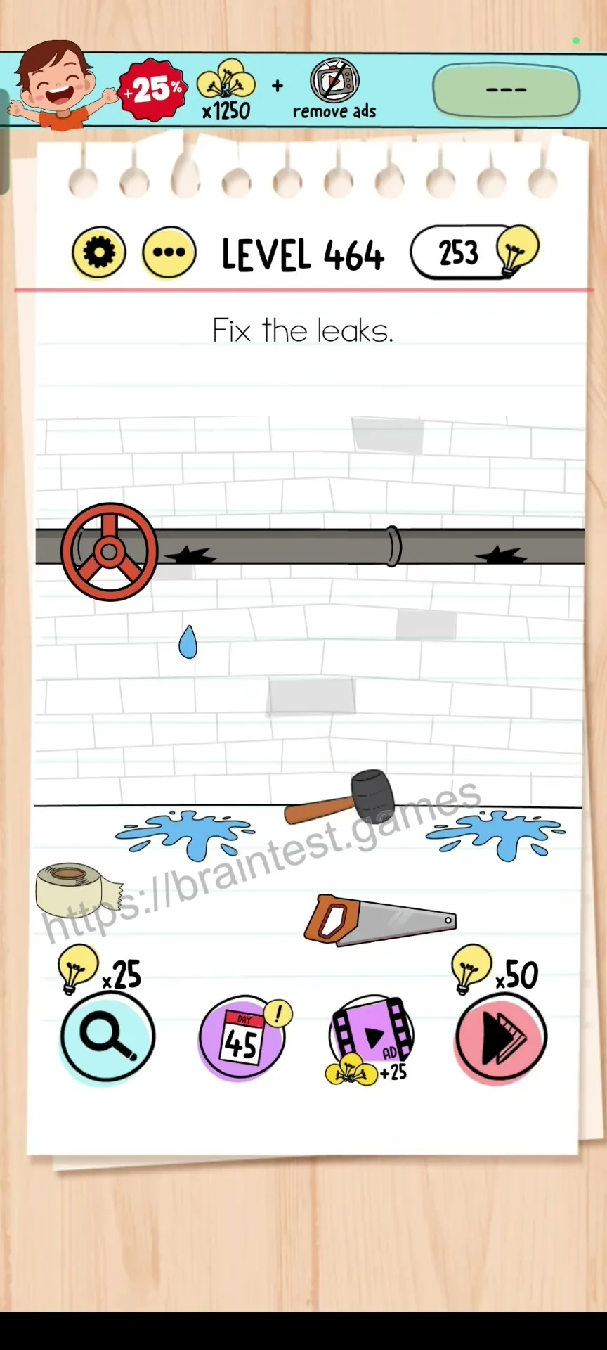 Brain Test Level 464
